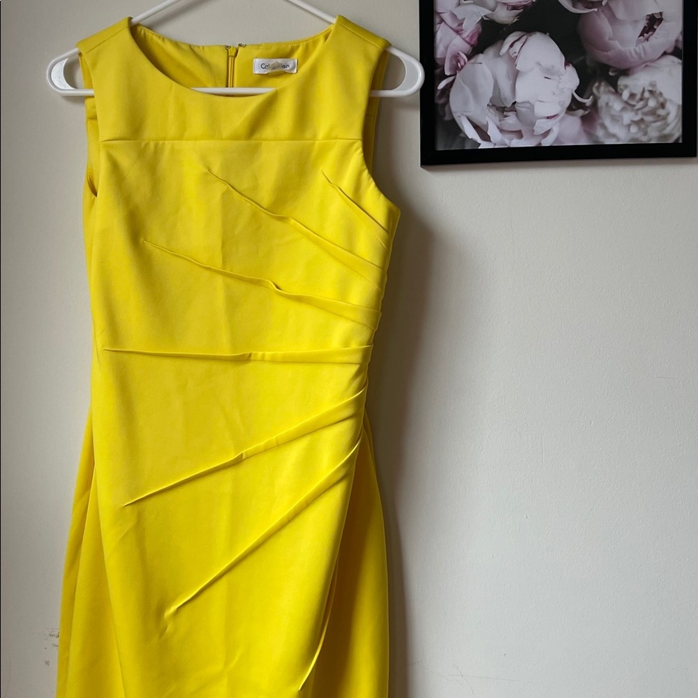 Calvin Klein.Bright Yellow.Size 6
